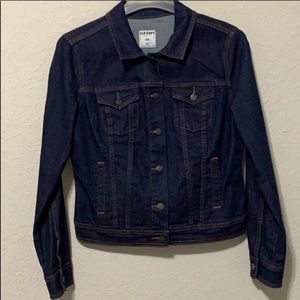 OLD NAVY DARK DENIM JEAN JACKET
